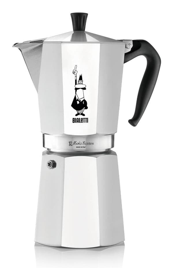 Bialetti Moka Express Moka Pot 0.55L Black Silver
