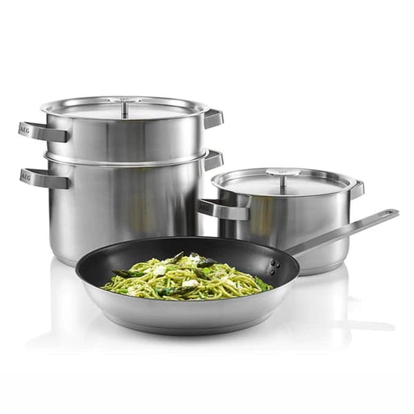 AEG A4SS 4-Piece Stainless Steel Cookware Set