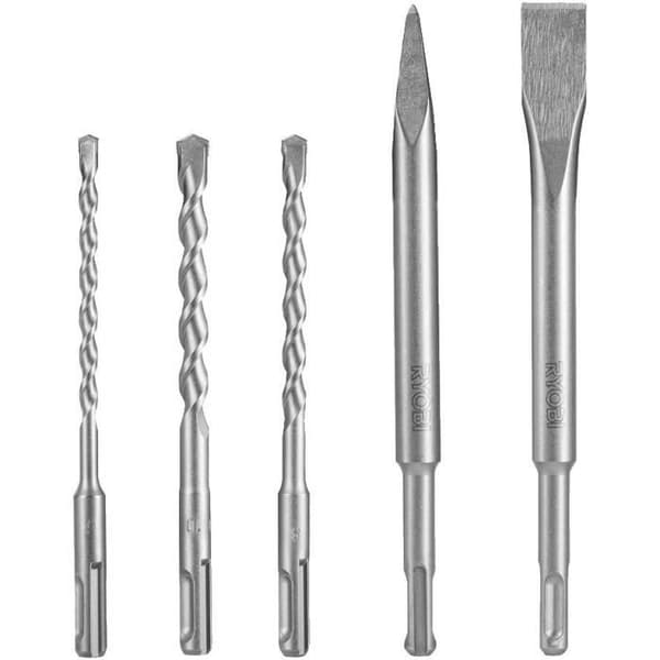 RYOBI 3-Piece Drill Bit Set with 2 SDS+ Chisels - RAKSP05