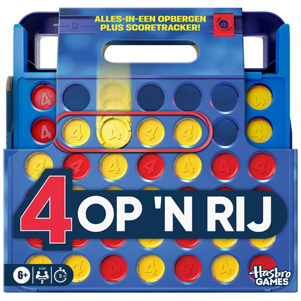 Hasbro Gaming Connect 4 Portable Game with Score Tracker
