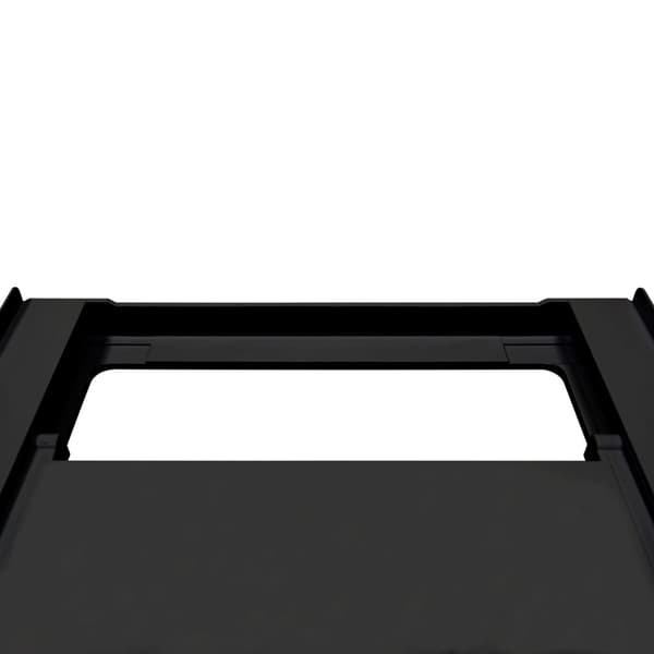 Scanpart Intermediate Frame with Worktop Black/Plastic - Ideal for Wet Rooms