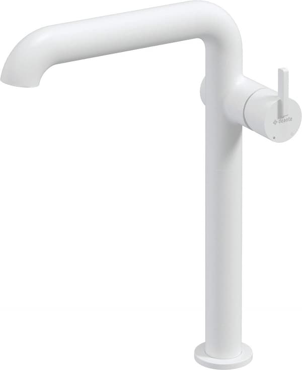 Deante Tall Washbasin Mixer Brass Eco-Friendly Rectangular Spout