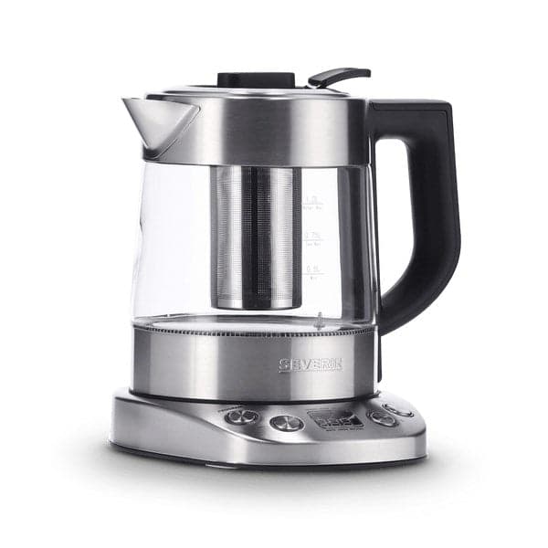 SEVERIN Deluxe Mini Kettle 1 L 2200W Glass/Stainless Steel WK 3473
