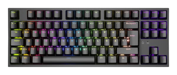 GENESIS Thor 404 TKL Gaming Keyboard USB QWERTY German Black