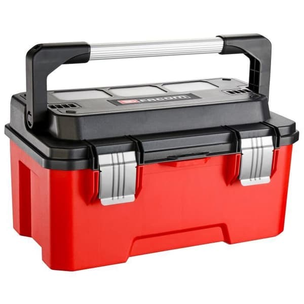 FACOM Toolbox with 22 Tools - BP.P20ACM1PB - 5 Screwdrivers, 6 Wrenches, 9 Hex Keys, Pliers, Hacksaw