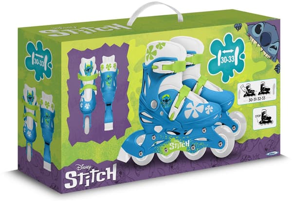 STITCH Adjustable Inline Skates - Children's - Blue - Size 30-33