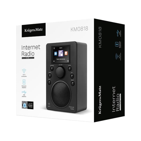 Krüger&Matz KM0818.1 Internet Radio Black