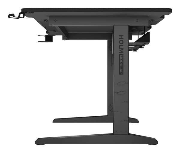 Genesis Holm Modular Gaming Desk 140 cm with LED Lighting and Headphone Hook