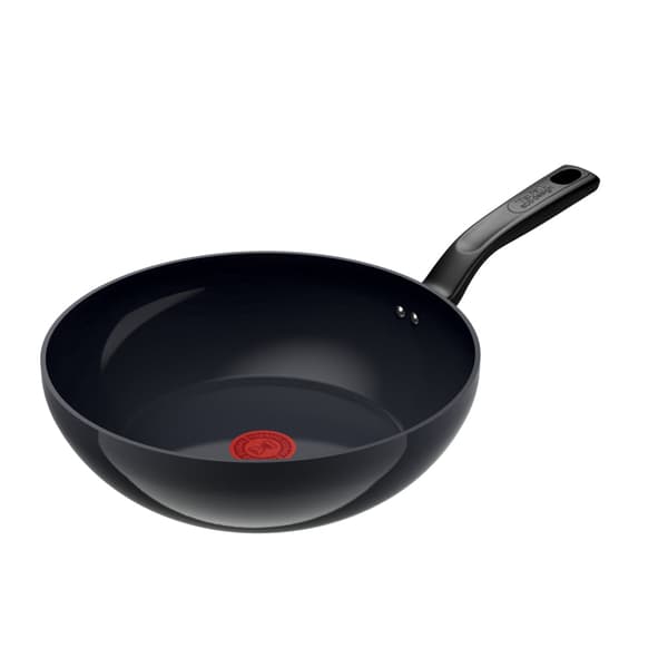 Tefal Change Black Ceramic Wok Pan 28 cm Black C47619