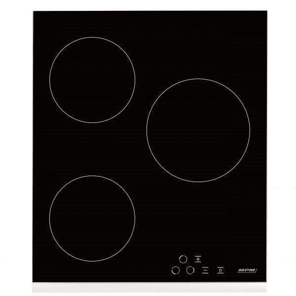 MPM Vitroceramic Hob 3 Zones 4200W 45cm Black MPM-45-VCB-21