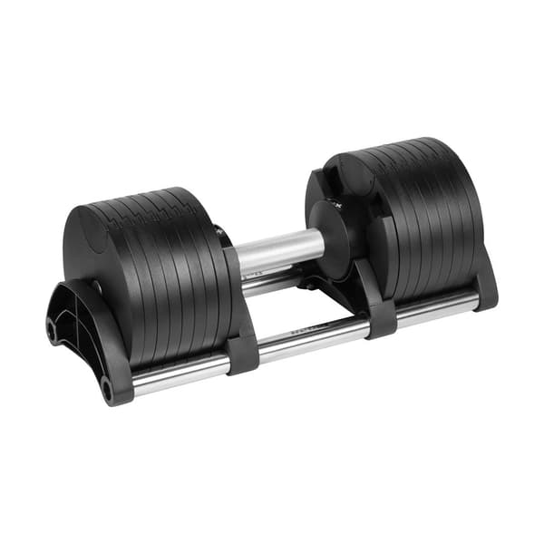 REBEL ACTIVE Cast Iron Adjustable Dumbbell 36 kg 2 kg Increments RBA-2332