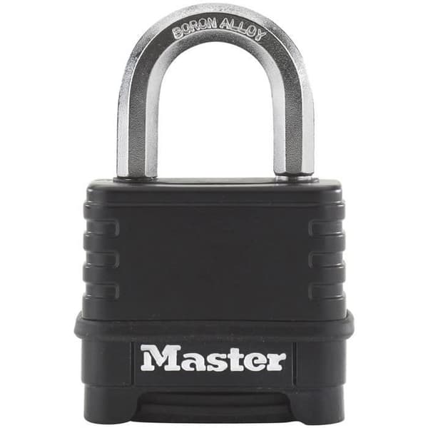 MASTER LOCK Combination Padlock - M178EURD - Excell - Zinc - 57 mm - Black