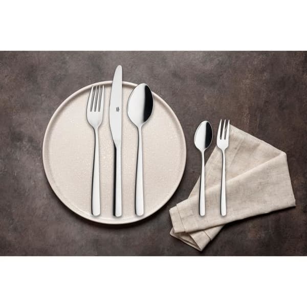 GSW Cutlery Set - 30 Pieces - Solid Stainless Steel - Ergonomic Design 30-Piece