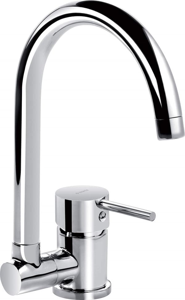 Deante Kitchen Faucet Foldable Spout Chrome