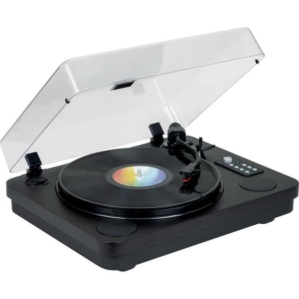 THOMSON TT650BT Bluetooth Turntable - USB Recording - 2 Speakers - Black
