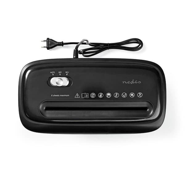 Nedis Paper Shredder A4 12 L 190W Black