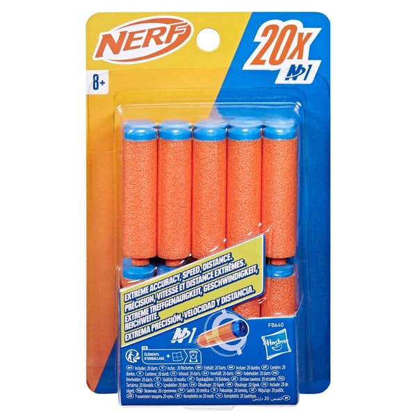 Nerf N Series Darts - 20 Pieces - Compatible with Nerf N Series Blasters