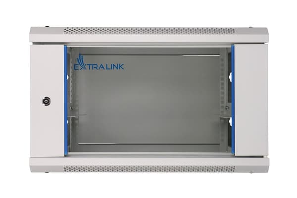Extralink Rackmount Cabinet 6U 600x600 Gray Wall Mounted