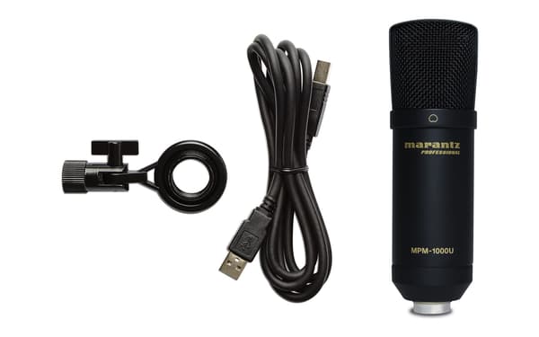 Marantz MPM1000U - USB Condenser Microphone for Podcasting and Recording