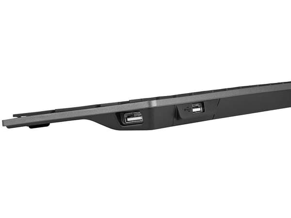 A4Tech FSTYLER FX60H Neon Backlit Keyboard USB QWERTY Black Grey