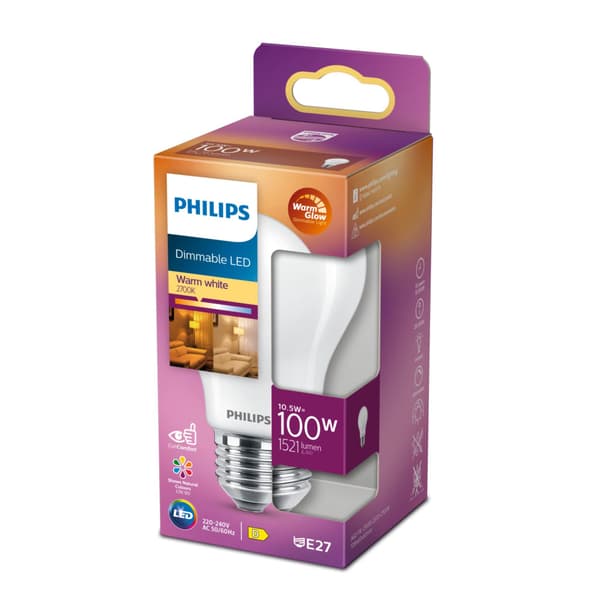 Philips LED Classic A60 Frosted 100W E27 Dimmable - 1521 Lumen