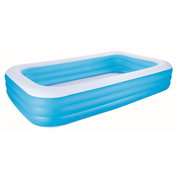Bestway Rectangular Deluxe Family Pool 305x183x56 cm White/Blue