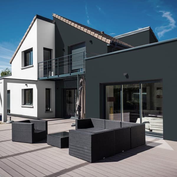 RIPOLIN Extreme 2-in-1 Facade Paint - Anthracite Grey - Matte - 2.5 L