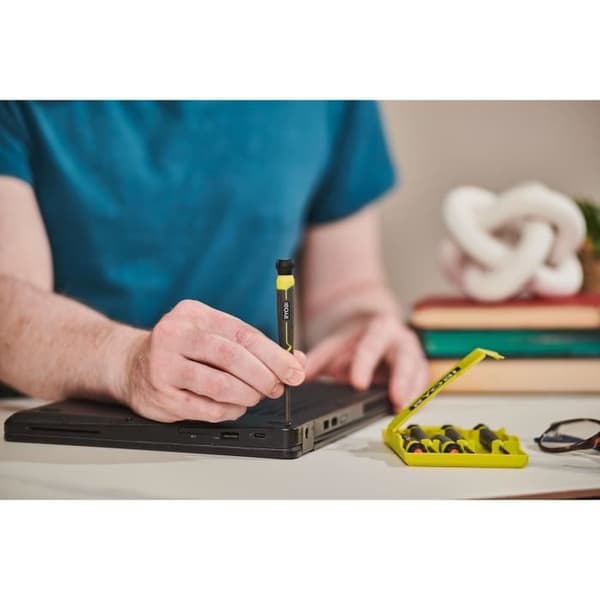 RYOBI 6-Piece Precision Screwdriver Set - SL1, SL2, SL3, PH1, PH0
