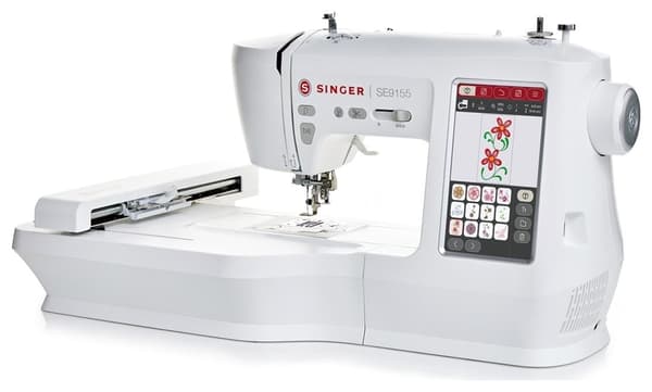 SINGER SE9155 Embroidery Sewing Machine Electric White