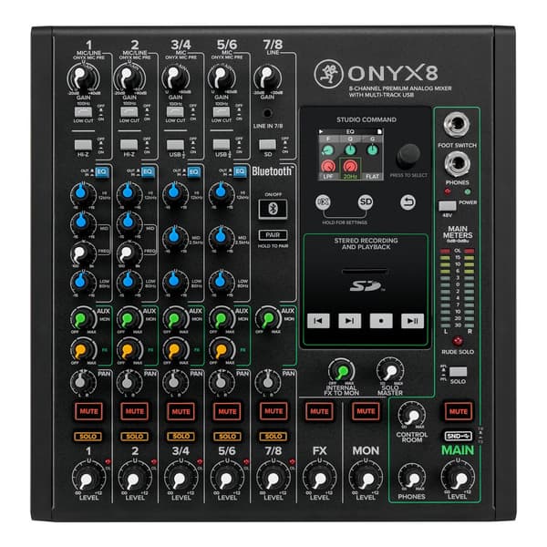 Mackie Onyx 8 Analog Mixer with USB