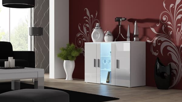 Cama SOHO S7 Sideboard 120 cm White/White Gloss