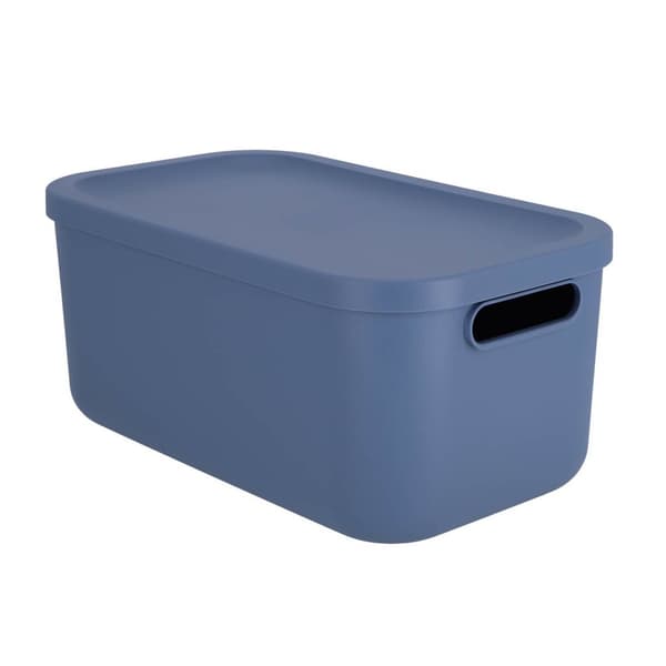 Rotho Albula Storage Box 12 L Horizon Blue