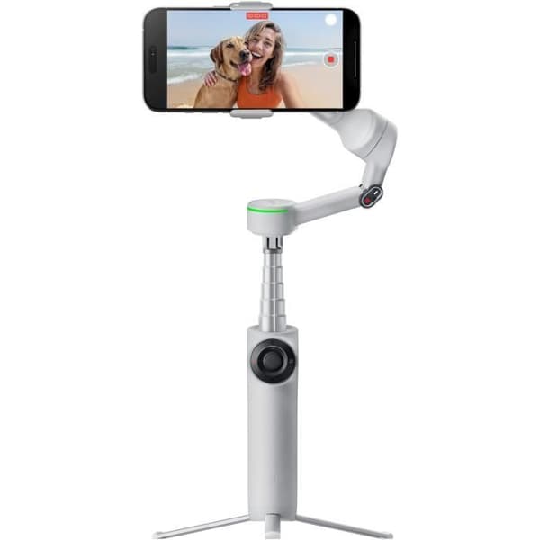 INSTA360 Flow 2 Pro Gimbal - Gray - Compatible with Apple DockKit - 3-Axis Stabilization