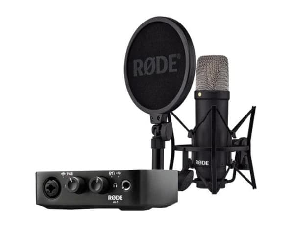 RODE NT1 Signature Black + AI-1 Studio Kit MK2 - Complete Studio Set