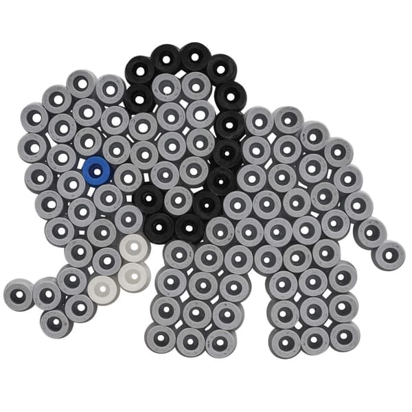 Hama Iron-on Beads Maxi Elephants 600 Pieces