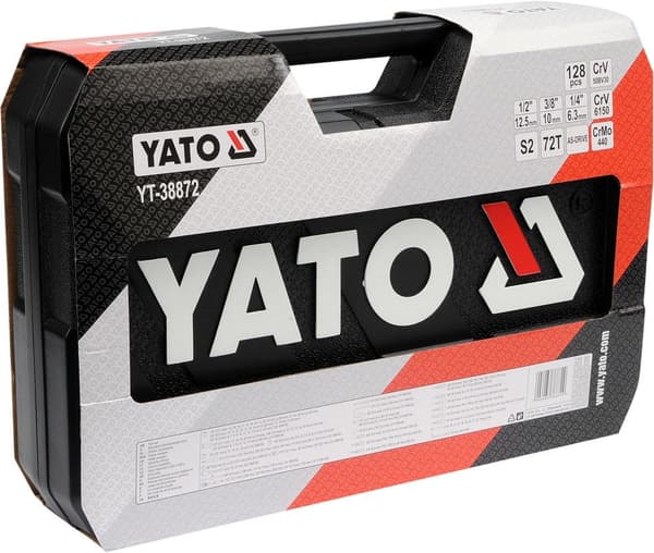 Yato Mechanics Tool Set 128 Tools YT-38872