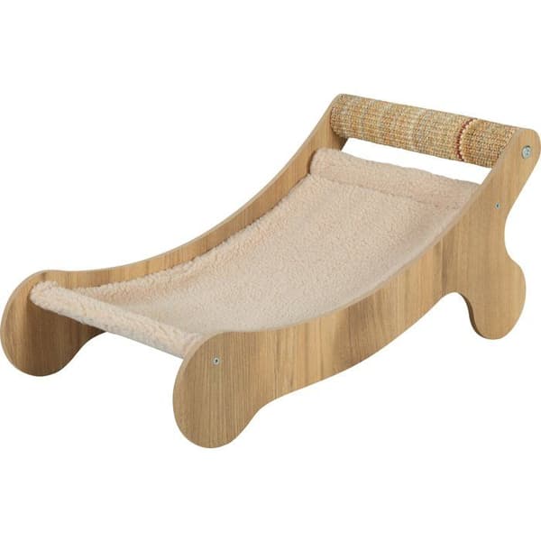 ZOLUX Cat Hammock Chaise Lounge - Sisal Scratching Post - Boreal - Beige