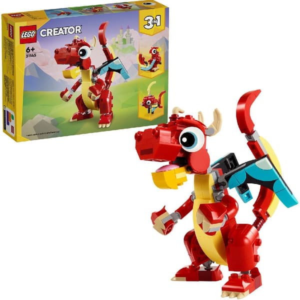 Lego Creator 3-in-1 Red Dragon 31145