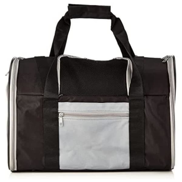 TRIXIE Dog Backpack - 44 × 30 × 21 cm - Black/Blue