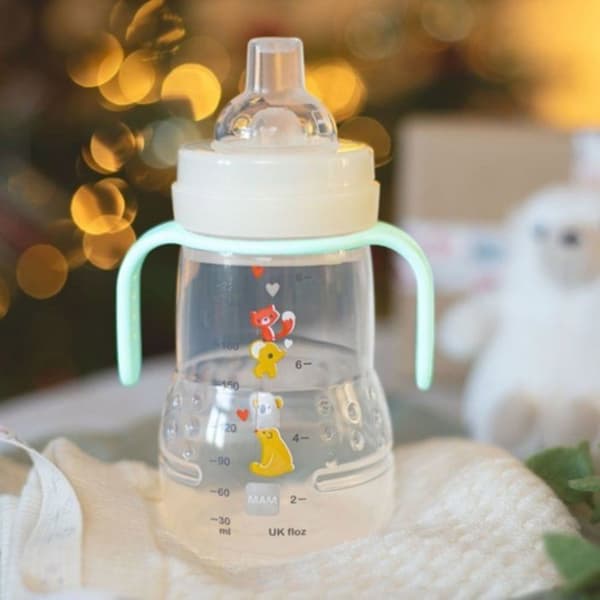 MAM Transition Bottle 220 ml Green Drop - 4 Months+