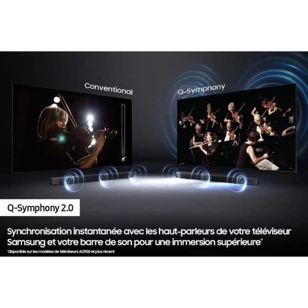 SAMSUNG Soundbar - HW-S50B - 3.0 - Integrated Subwoofer - Bluetooth