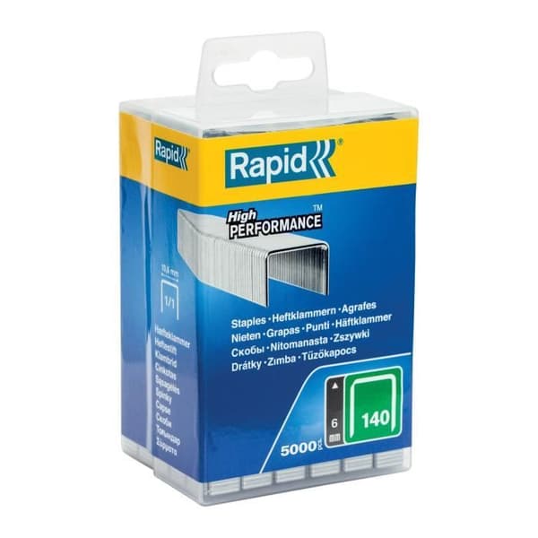 RAPID Flat Wire Staples No. 140 - 6 mm - 5000 Pack