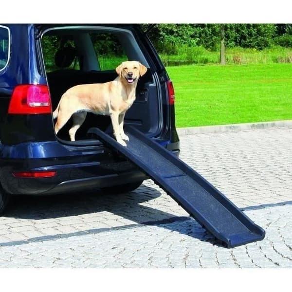 TRIXIE Petwalk Ramp - Plastic - Safety Rails - Black