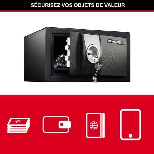 Master Lock X031ML Key Safe - Black - Ideal for Small Valuables