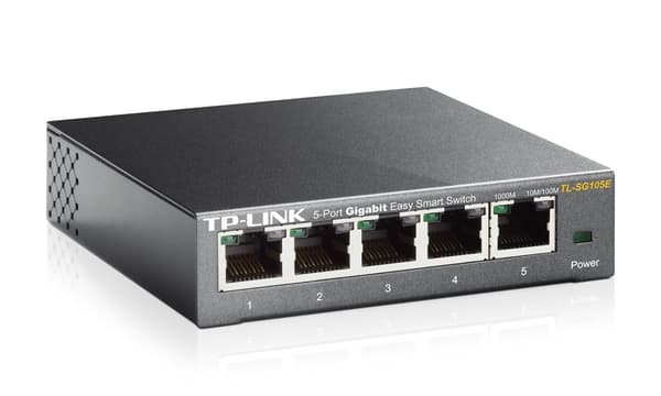 TP-Link Easy Smart TL-SG105E - Switch - 5 x 10/100/1000 - Desktop