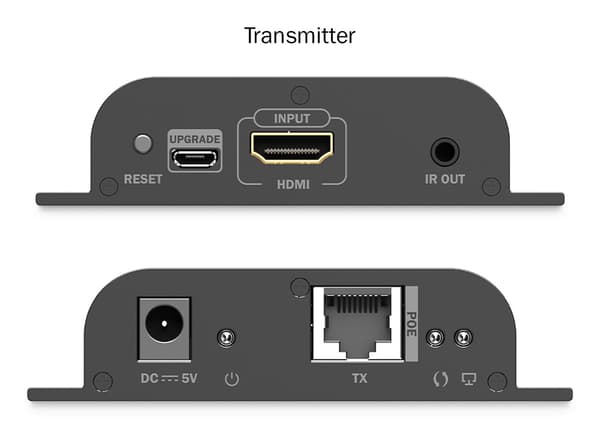 HDMI Extender 4K/60Hz Cat6 IP PoE Set