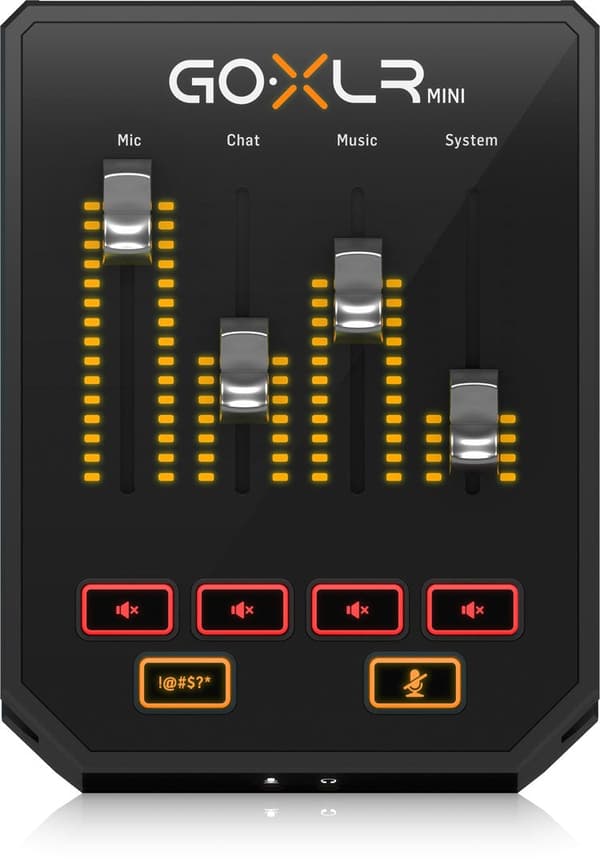 TC Helicon Go XLR Mini - Mixer and Audio Interface for Online Broadcasting