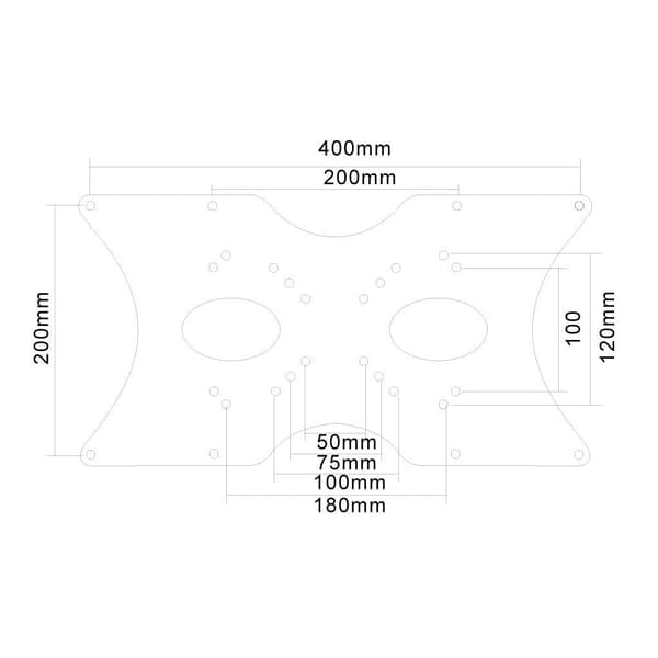 Newstar FPMAVESA400 Adapter Plate Silver