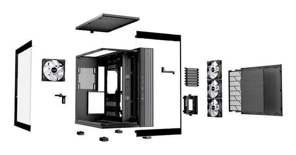 be quiet! LIGHT BASE 600 LX - Black Midi Tower - ARGB Lighting