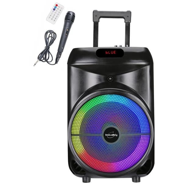 INOVALLEY Trolley Speaker - KA122 - 700W - Bluetooth - Illuminated